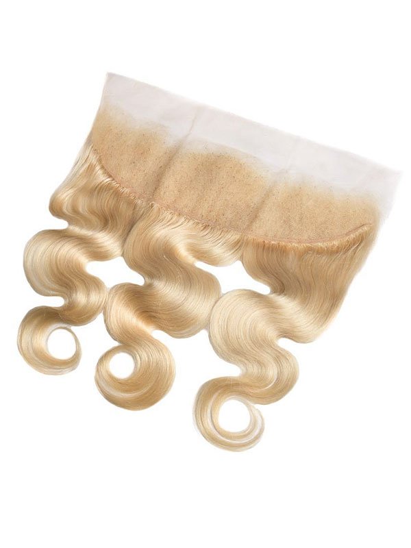 Russian Blonde Body Wave 13*4 Frontal