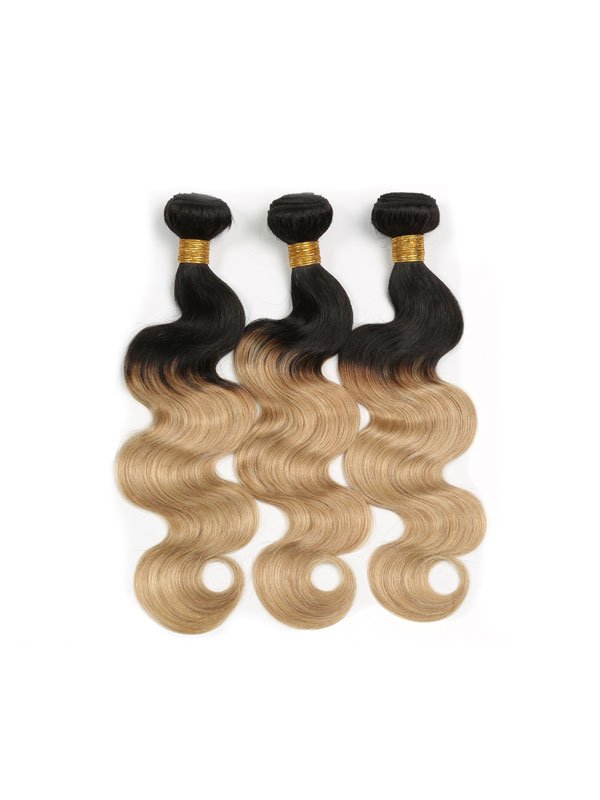 Ombre Honey Blonde Body Wave  Bundle Deals (1b/27)