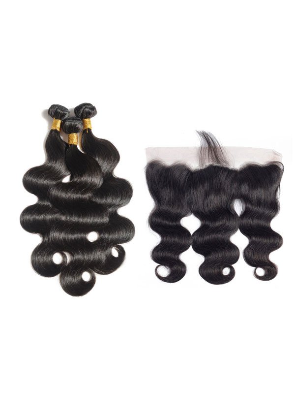 Brazilian Body Wave (10A) Bundles + Frontal