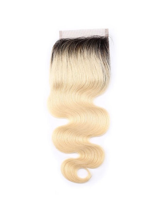 2-Tone 1b/613 Blonde Body Wave Closure