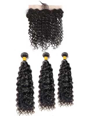 Brazilian Deep Wave (10A) Bundles + Frontal