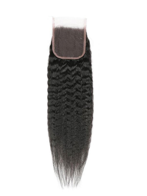 4*4 Lace Closure Kinky Straight