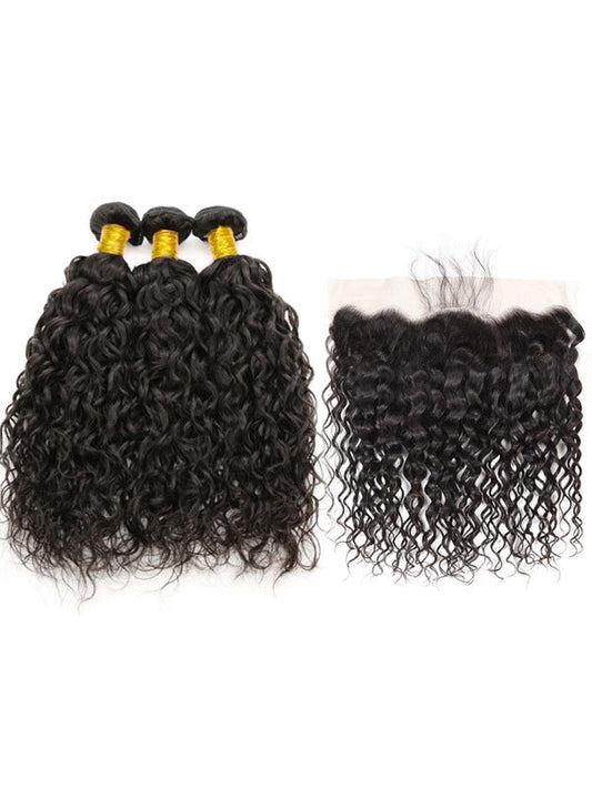 Brazilian Water Wave (10A) Bundles + Frontal