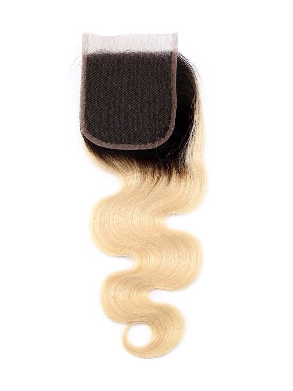 2-Tone 1b/613 Blonde Body Wave Closure